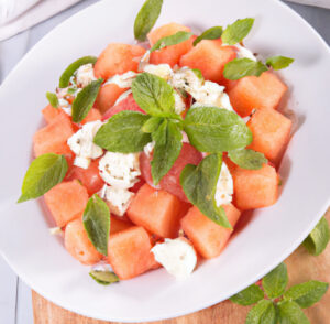 Ensalada de Melón y queso fresco - SandiRey - Recetas